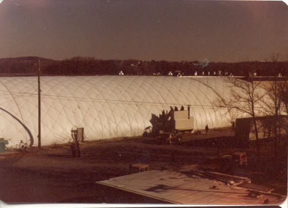 Foster Grant 2nd Bubble being inflated late 1981 VII
