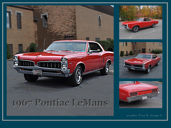 1967 LeMans Collage 18x24blue