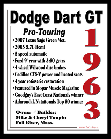 PRINT2014  63 Dodge Dart Mike_16 X 20 Wht A3