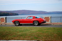 the '64 Coupe at the Quabbin - side