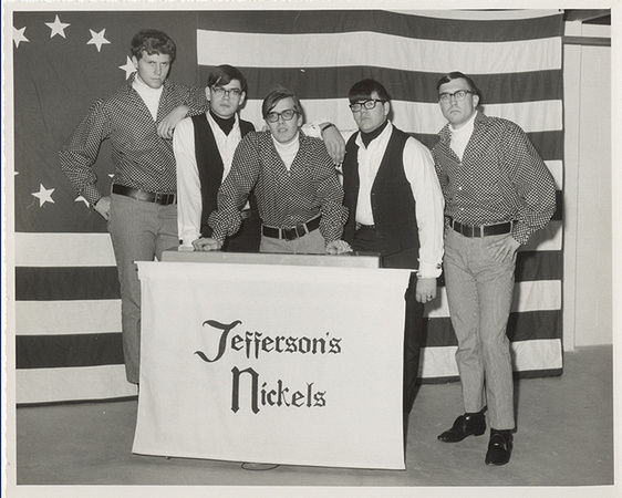 1966 Jeffersons Nickels pose standing 8x10 ii B+W