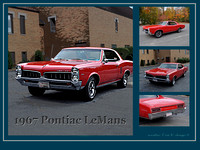 1967 LeMans Collage 18x24blue