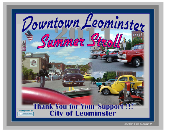 SAMPLE 2011 Summer Stroll Cruise-In ThankYou SUPPORT _8 X 10 B ty fosta